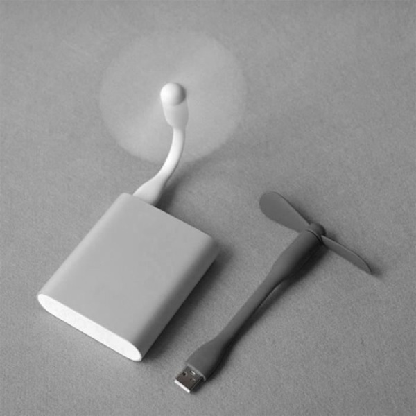 USB-fläkt - YIOU - Mini Flexibel Fläkt - 22 dB - Svart - Silikonklingor Svart