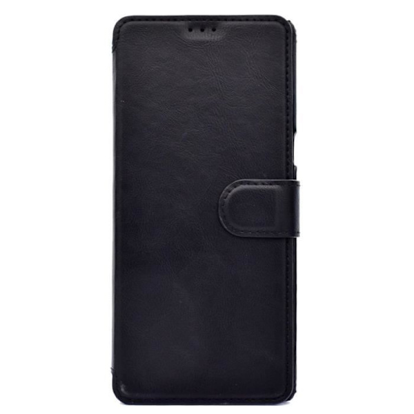 Samsung Note 8 Fodral - Premium Läder - Flip Cover - Anti-Shock Skydd - Svart - Blandat Svart