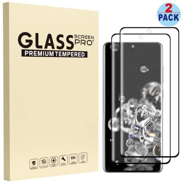 [2 delar] Härdat glas Samsung S20 Ultra (6.9 ), skärmskyddsglas skyddsfilm för Samsung Galaxy S20 Ultra (6.9 )
