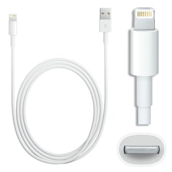 Kabel för iPhone 6 usb vit