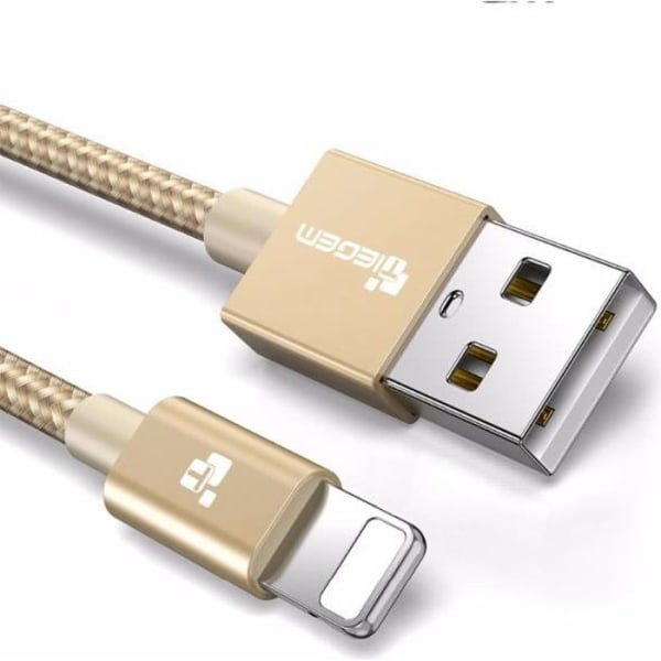 Kabel iPhone (2M), iPhone-laddare med nylonflätad USB-kabel för iPhone X XR XS Max / 8 7 6 Plus 5 se / iPad iPod