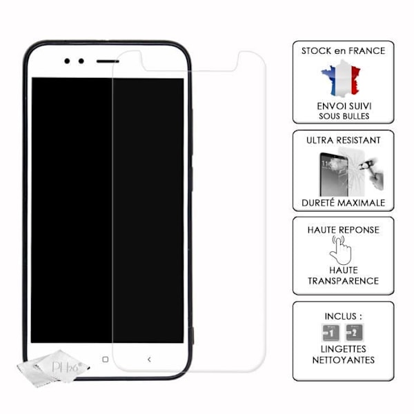 Skärmskydd för Samsung Galaxy A42 5G i ultrabeständigt härdat glas (maximal hårdhet) Vit