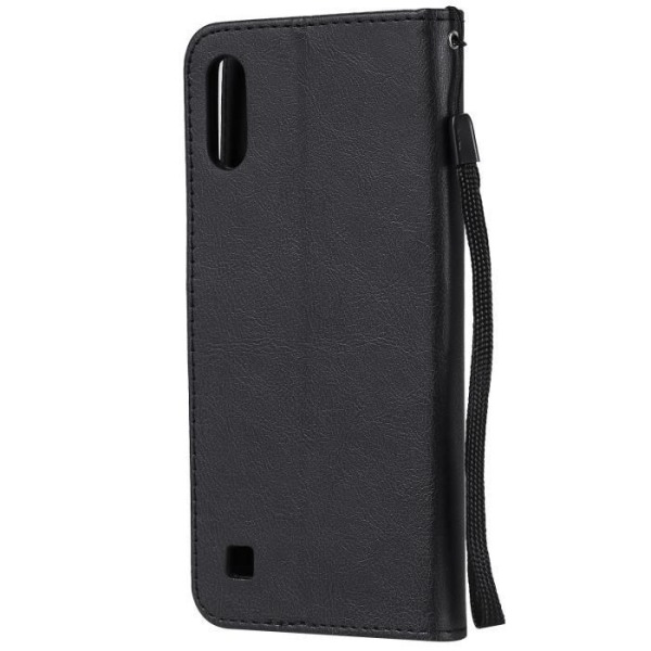 Fodral - Samsung - Galaxy A10 - Svart - PU-läder - Wallet Flip Fodral Svart