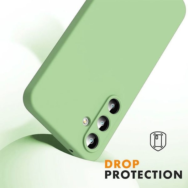 Coque för Samsung Galaxy A36 5G - Mjuk Silikon Grön - BOOLING® Grön