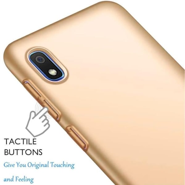Skyddsfodral till Samsung Galaxy A10 - PROSHOP - Mjuk - Guldfärgad - Stötsäker gyllene