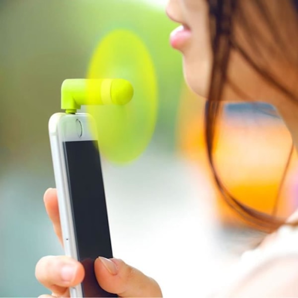 Mini Fläkt - YIOU - Bärbar - Micro USB - Ultra-tyst - Grön Grön