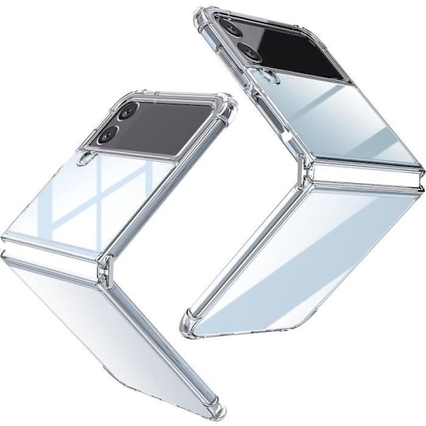 Fodral till Samsung Galaxy Z Flip 4 - Silikon Stötsäker Anti-skrapa Transparenta smala förstärkta hörn