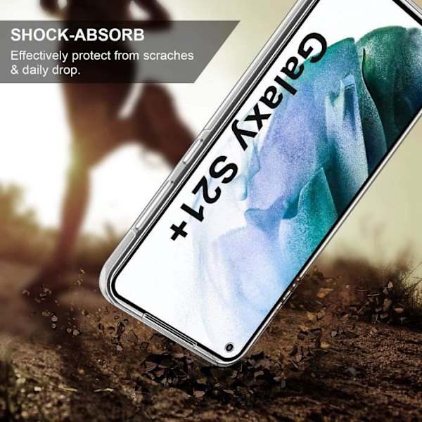 Skyddsfodral - PROSHOP - Samsung S21 Plus 5G - Mjukt - Flexibelt - Transparent Transparent