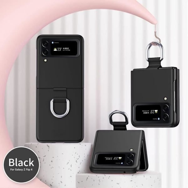 Coque - Samsung - Galaxy Z Flip 4 - Stötsäker Skydd - Axelrem - Grå Grå