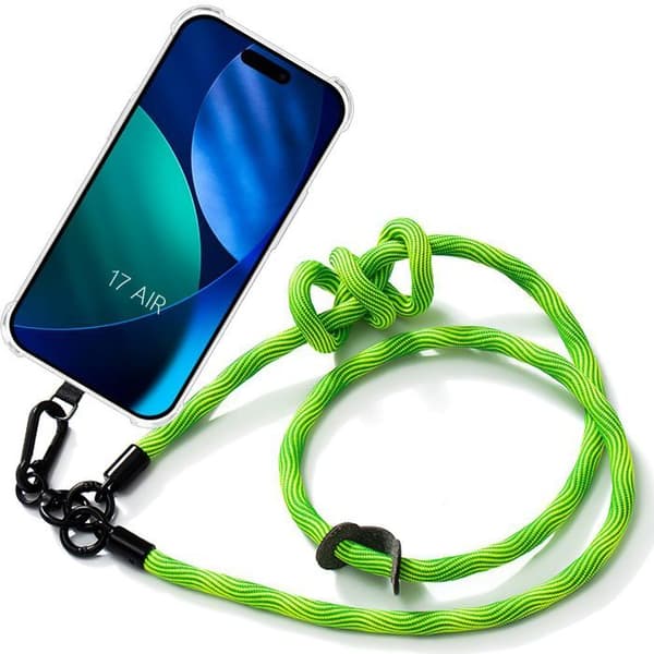 Mobilskal - BOOLING - för iPhone Air - Transparent Grönt, klart