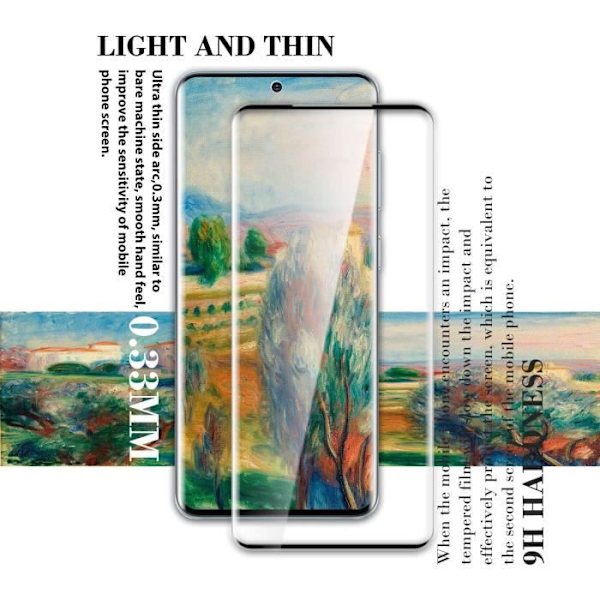 [2-pack] Härdat glas Samsung Galaxy S20, skärmskydd i härdat glas [Ultra Resistant 9H hårdhet] för Samsung Galaxy S20