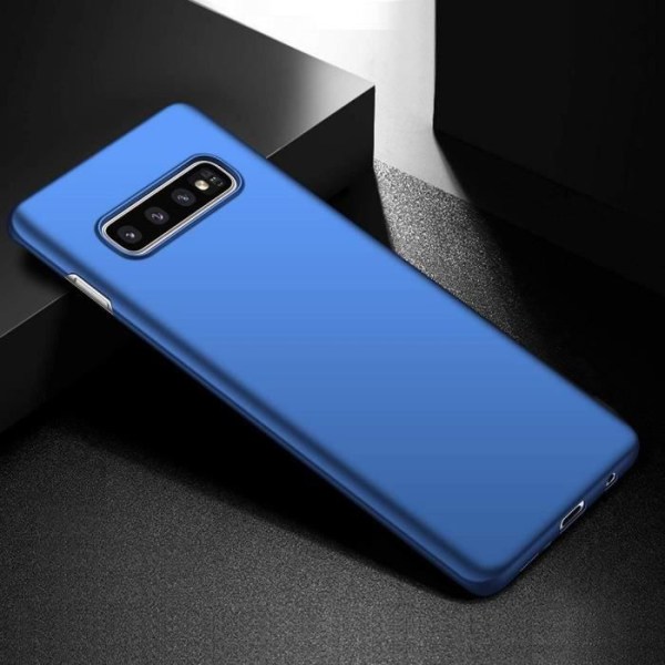 Fodral för Samsung S10 Plus (6,4") Lätt enkel färg ryggskydd Blå Blå