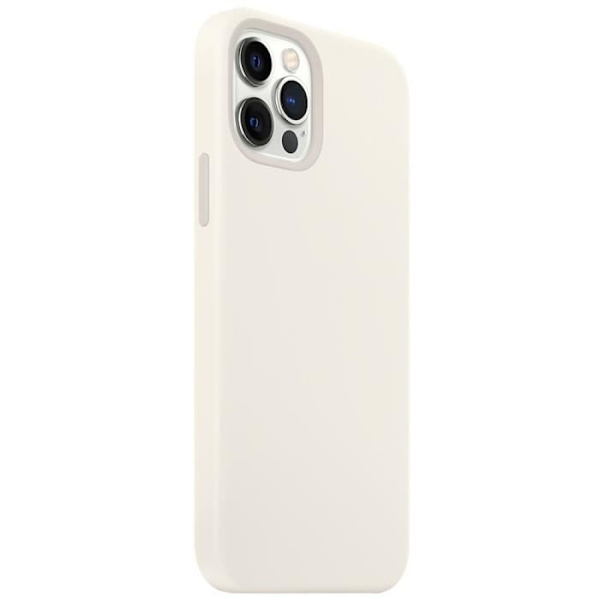 Coque - Silikon - iPhone 13 Pro Max - Vit - Mjuk - Matt Vit