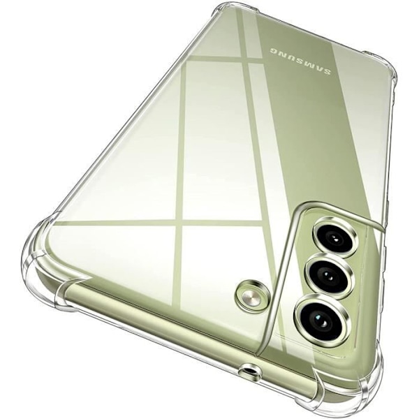 Skyddsskal - PROSHOP - för Samsung S21FE - Hårt silikon - Förstärkt skydd - Transparent Transparent