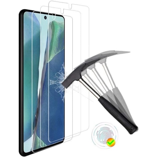 Härdat glas PROSHOP för Samsung Note 20 (6.7”) - Paket av 3 - Motstånd 9H - Rep Resistant Transparent