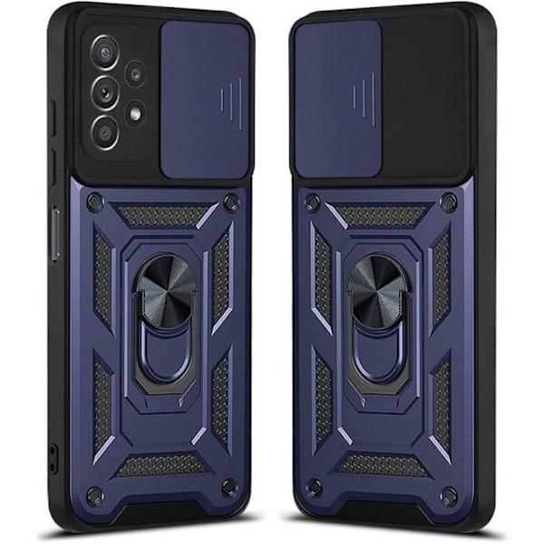 Skyddsfodral till Samsung A32 4G - PROSHOP - Army Style - Marinblå - Stötsäker - Ryggring marinblå