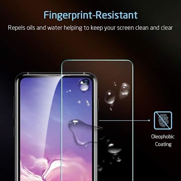 Härdat glas för Samsung Galaxy S10e [2-pack] , skärmskydd för Samsung Galaxy S10 e (2019) 5,8 tum