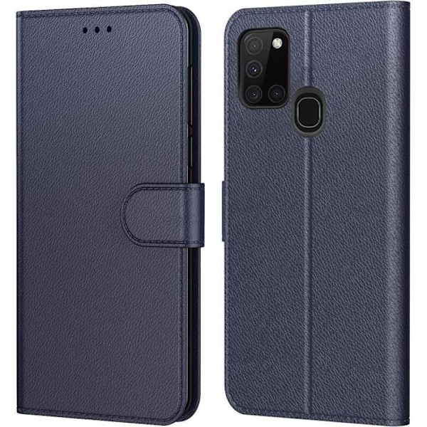Skyddande Fodral för Telefon - PROSHOP - Samsung A21S (6.5") - Mjuk - Kortfack - Mörkblå marinblå