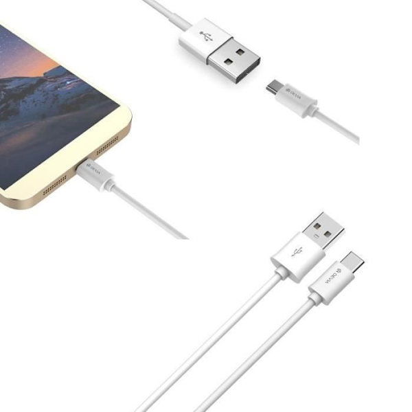 Certifierad Premium USB-C-kabel för OPPO Reno2 Z - Reno 2 - Reno Z - Reno 10X Zoom - Reno - RX17 Pro - Hitta X