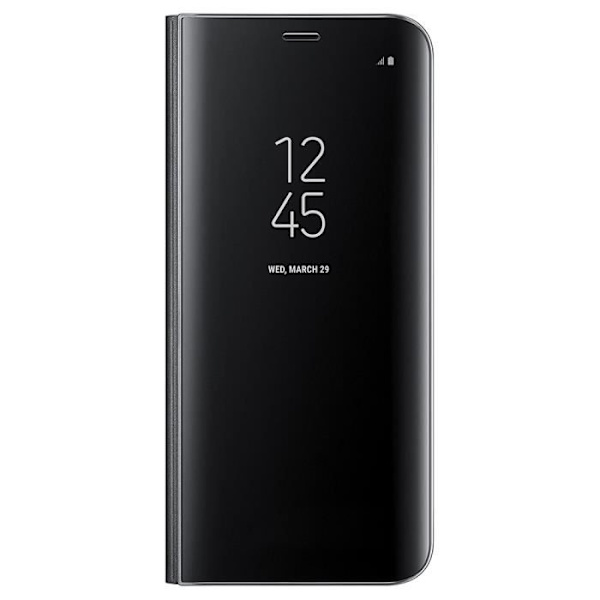 Samsung Galaxy Note 8 Fodral, Cover Flip Shockproof Mirror Fodral - Svart