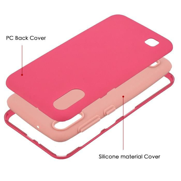 Silikonskal för Samsung Galaxy A10, Ultra Tunn Mjuk TPU Gel Matt Bumper Mjuk Lätt Rep-och Stötsäker Fodral (Röd) Röd