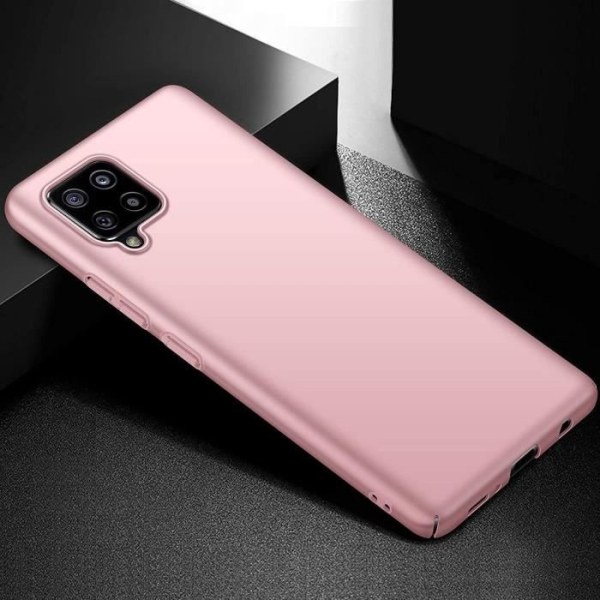 Fodral för Samsung A42 (6,1") Lättvikts enkelt färg ryggskydd Rosa Rosa