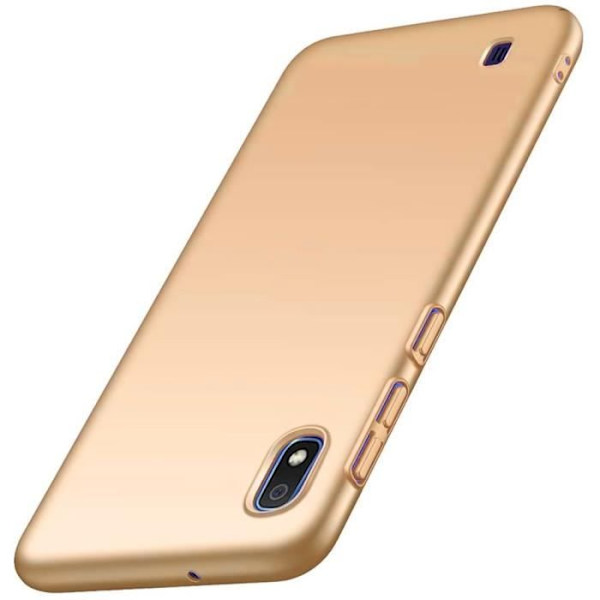 Skyddsfodral till Samsung Galaxy A10 - PROSHOP - Mjuk - Guldfärgad - Stötsäker gyllene