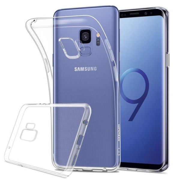 Telefonfodral för Samsung Galaxy S9 5.8", Transparent skalfodral Silikon TPU