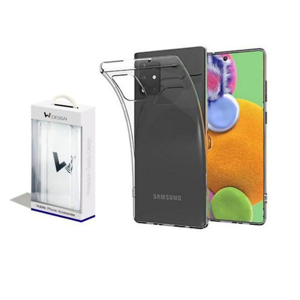 Coque - Samsung - Galaxy A51 - Mjuk - Transparent - Silikon Transparent