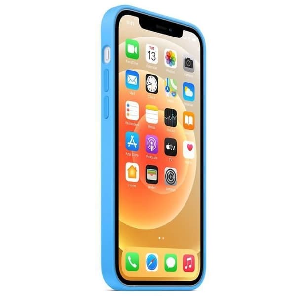 Coque - för iPhone 13 - Silikon Ultra Slim - Blå - 2 Härdat Glas Blå
