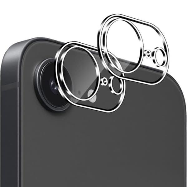 2 Härdade Glas - för iPhone 16e - Skydd för Bakre Kamera - Rep-resistant - Stötsäker - Transparent Transparent