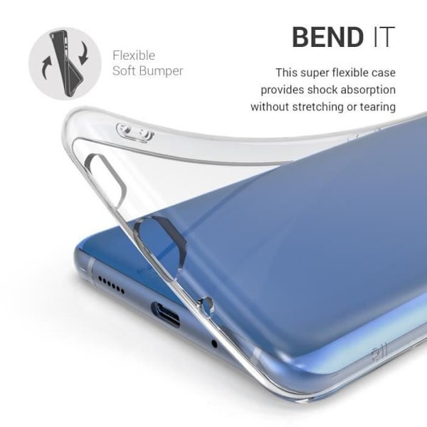 kwmobile Samsung Galaxy S20 Plus Fodral - Skal till Samsung Galaxy S20 Plus - Klart silikonfodral 51215.03 Transparent