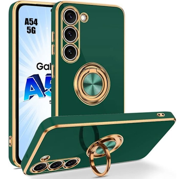 Skyddsfodral till Samsung Galaxy A54 5G - BOOLING - Midnattsgrön - Mjuk - Silikon Nattgrönt