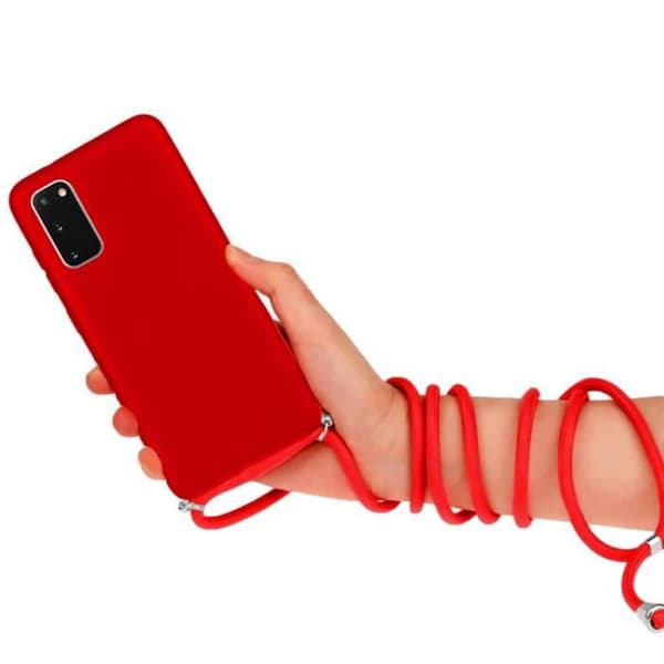 Coque - BOOLING - för Samsung S20 - Röd - Mjuk - Repfria Röd
