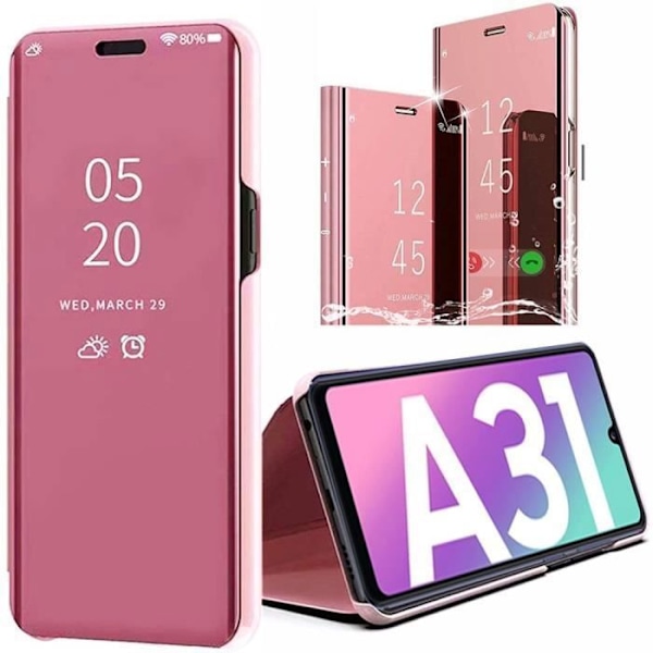 Skyddsfodral till Samsung Galaxy A31 - PROSHOP - Intelligent Smart View - Rosa Rosa