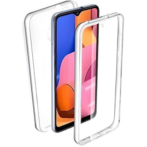 Coque - Samsung - Galaxy A12 - Silikon gel - Heltäckande skydd - Transparent Transparent