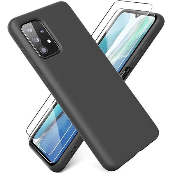 Skydd för Samsung A52 5G - PROSHOP - Svart - Silikon - Pålitligt skydd - Tillgång till alla funktioner Svart
