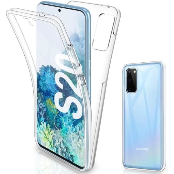 Fodral Cover Gel 360 Skydd INTEGRAL Transparent Osynlig för Samsung Galaxy S20
