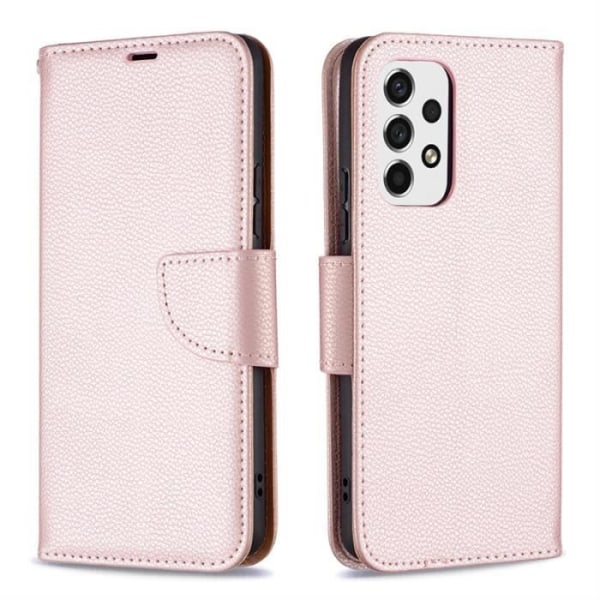 Etui til Samsung Galaxy A53 5G 6,5", [Premium PU-lædercover] [Flip-etui] [Wallet Pouch] - Rose Gold LZWU Rose guld