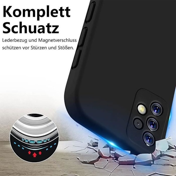 Skydds skal - BOOLING - för Samsung Galaxy M23 5G - Flexibelt - Silikon - Svart Svart