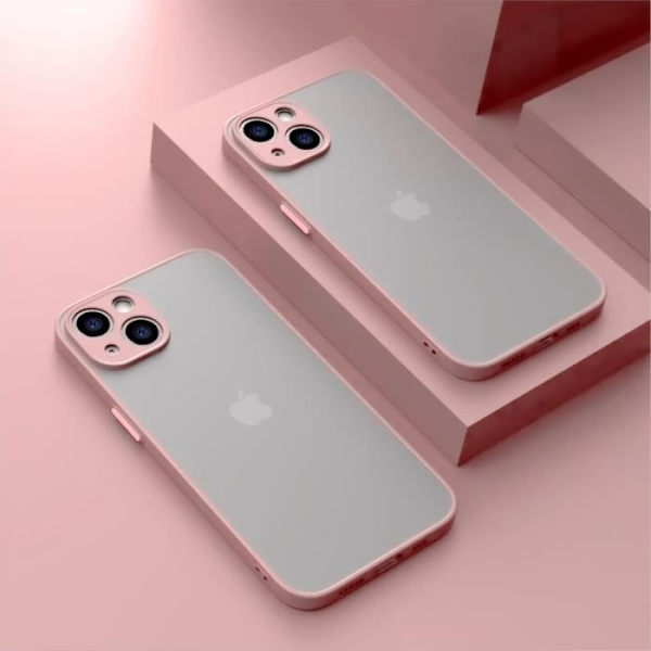 Coque för iPhone 12 Pro (6.1") - PROSHOP - Hård - Matt Rosa - Frostad Rosa