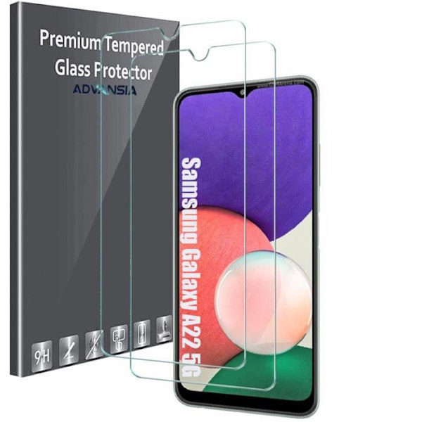 Advansia härdat glas för Samsung Galaxy A22 5G [X2]