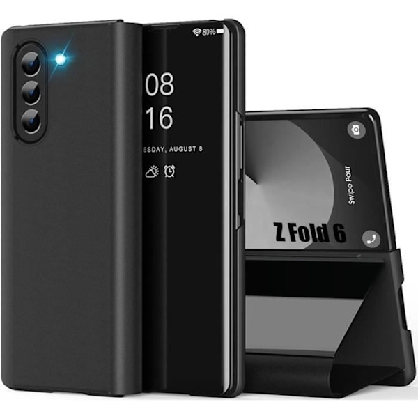 Coque - Samsung - Galaxy Z Fold 6 - Fram- och Baksidan Skydd - Stödfunktion - Svart Svart