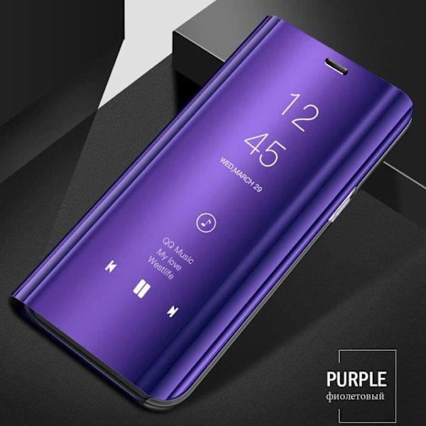 MISSTARS® LILA Flip-fodral med spegeleffekt till SAMSUNG S20