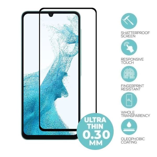 Härdat Glas - BOOLING - för Samsung Galaxy A07 - Stötsäker - Fallresistent - 4 Stycken Transparent