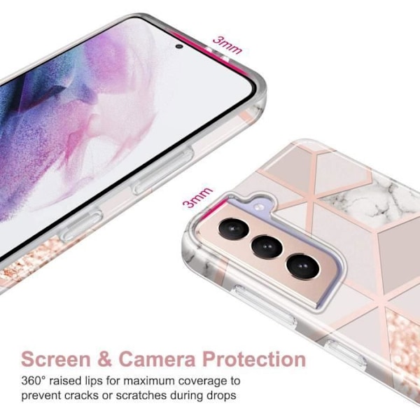 Skyddsfodral till Samsung Galaxy A14 5G - BOOLING - Rosa - Tunt - Reptålig Rosa