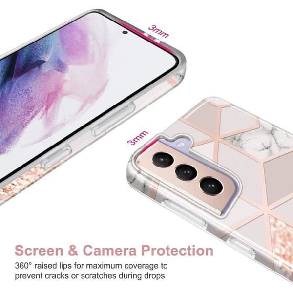 Skyddsskal - BOOLING - för Samsung Galaxy A14 5G - Rosé - Slim - Rep resistent Rosa
