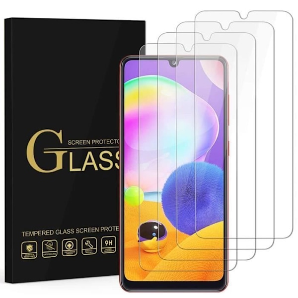 Skyddande film i härdat glas - BOOLING - Samsung A33 5G - Paket med 4 - 9H - Transparent Transparent