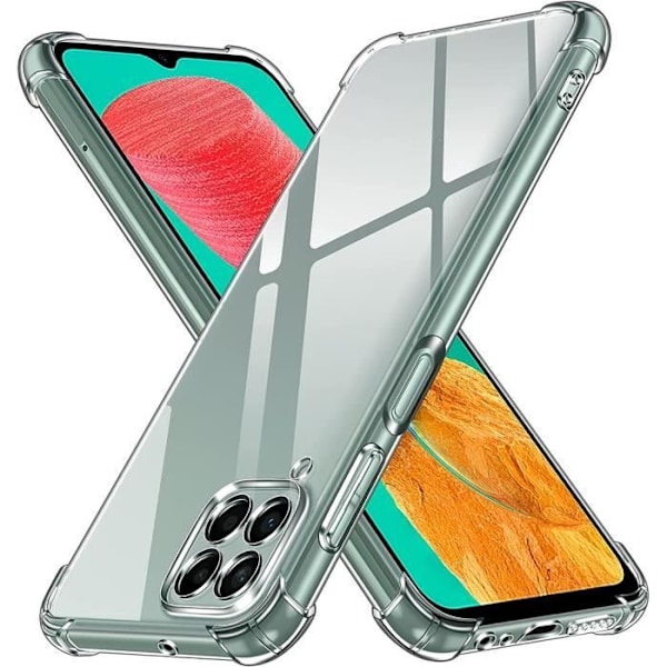 Skyddande fodral för Samsung Galaxy M33 5G - BOOLING - Silikon - Förstärkta hörn Transparent Transparent