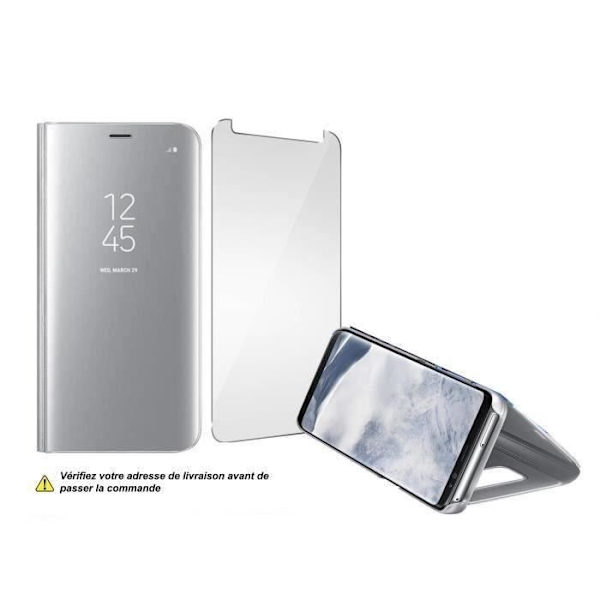 MISSTARS® SILVER Flip-fodral med spegeleffekt för SAMSUNG GALAXY S20+